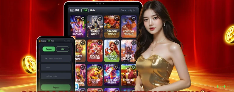 Conta brrbet sincronizada site e app